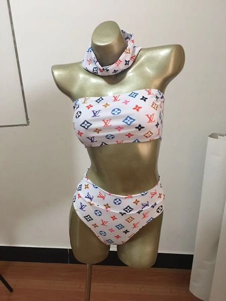 women's swimsuit three-piece black white brown pink swimsuit beach wear lv, White;black
women's swimsuit three-piece black white brown pink swimsuit beach wear lv, White;black