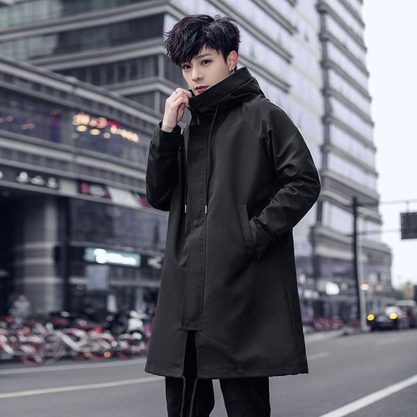 autumn windbreaker men loose fit hoody trench casual safari style mid long coat teenager outerwear trench solid colors plus size, Tan;black
autumn windbreaker men loose fit hoody trench casual safari style mid long coat teenager outerwear trench solid colors plus size, Tan;black