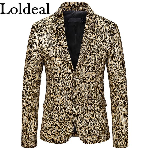 loldeal snake patter bronzing print mens luxury suit jacket slim fit floral blazer for party wedding prom, White;black
loldeal snake patter bronzing print mens luxury suit jacket slim fit floral blazer for party wedding prom, White;black