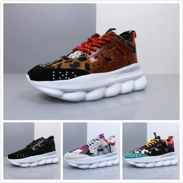 chain reaction shoes men versace women sneakers runner snow leopard black white suede leather fashion trainers shoes us 5.5-12 eur 36-46
chain reaction shoes men versace women sneakers runner snow leopard black white suede leather fashion trainers shoes us 5.5-12 eur 36-46