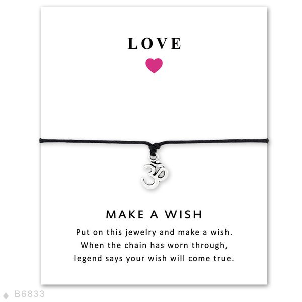 handmade rope 30 yoga charm bracelets for women men friendship statement wish jewelry gift with card, Golden;silver
handmade rope 30 yoga charm bracelets for women men friendship statement wish jewelry gift with card, Golden;silver