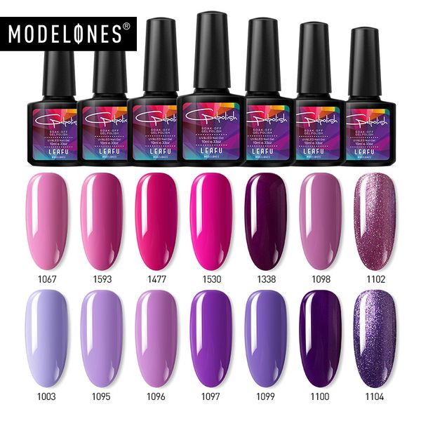 modelones 14pcs/lot purple color series gel polish nail salon led gel soak off long lasting uv nail varnish semi permanent, Red;pink 
modelones 14pcs/lot purple color series gel polish nail salon led gel soak off long lasting uv nail varnish semi permanent, Red;pink