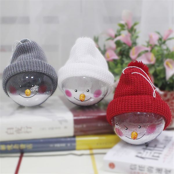 15*8 cm transparent plastic christmas snowman ball pendants hanging ball baubles christmas tree ornaments home decoration 3 color jk1910
15*8 cm transparent plastic christmas snowman ball pendants hanging ball baubles christmas tree ornaments home decoration 3 color jk1910
