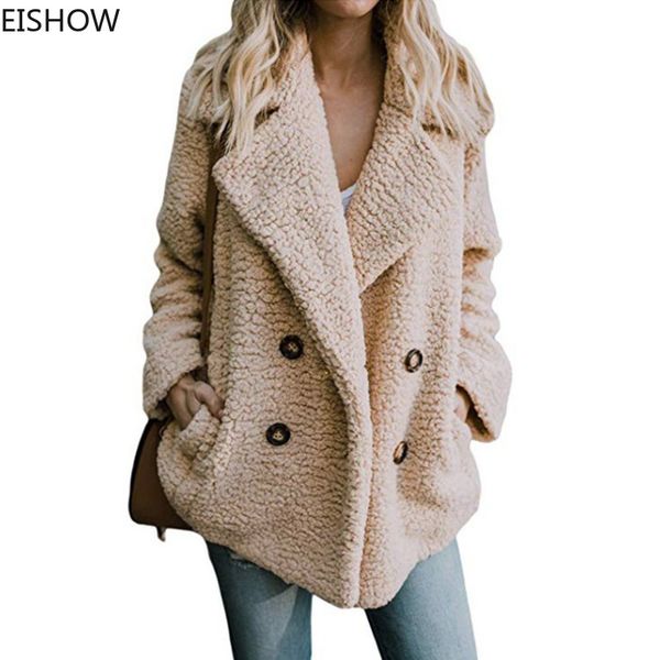 eishow 2019 women loose jacket winter warm hoodie button loose long plus size ladies mujer coat girl outwear s-5xl female casual, Black;brown
eishow 2019 women loose jacket winter warm hoodie button loose long plus size ladies mujer coat girl outwear s-5xl female casual, Black;brown