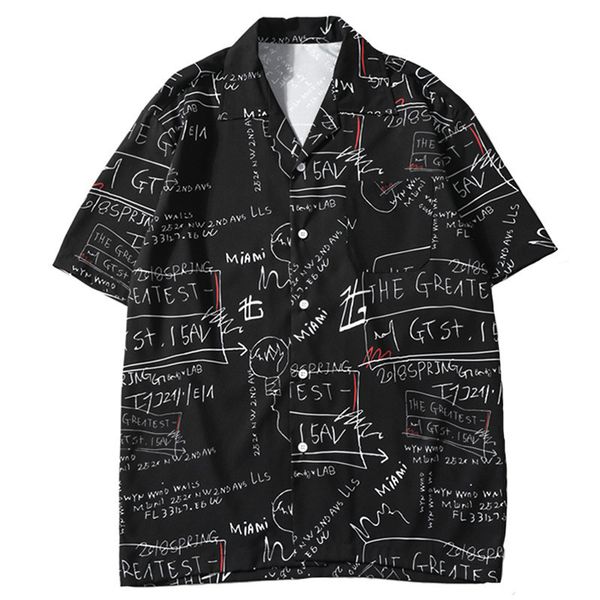 brand hawaiian shirt streetwear men hip hop shirts graffiti print harajuku beach shirt summer casual shirt short sleeve, White;black
brand hawaiian shirt streetwear men hip hop shirts graffiti print harajuku beach shirt summer casual shirt short sleeve, White;black
