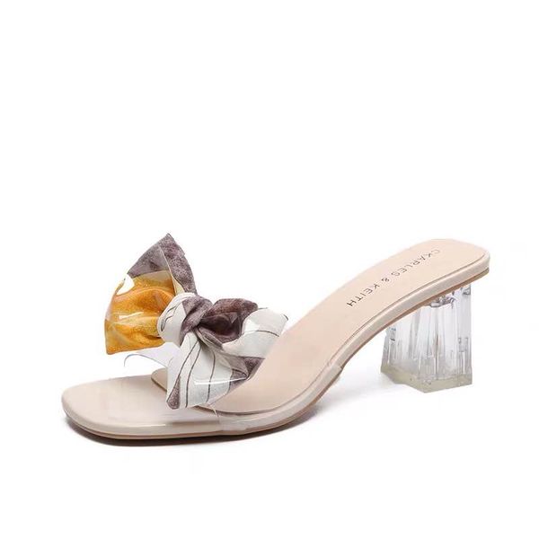 chinese slippers for women wear a new bow tie, thick heel flip flop and high-heeled women's slippers, Black
chinese slippers for women wear a new bow tie, thick heel flip flop and high-heeled women's slippers, Black