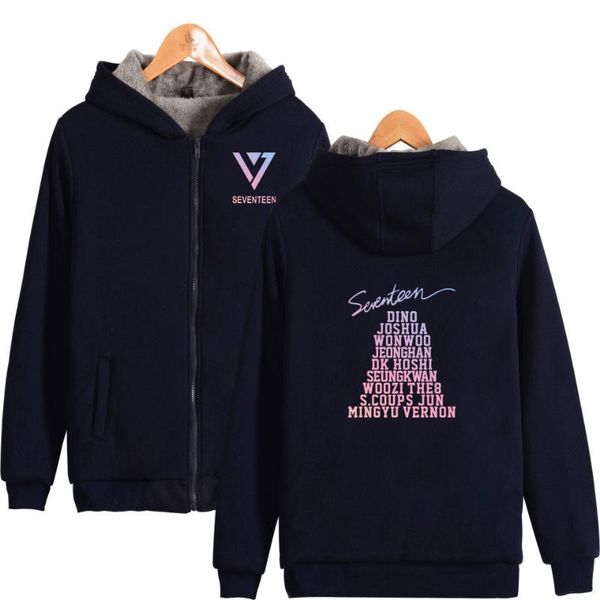 seventeen kpop style hoodies cool and fashion thick zipper hoodies autumn winter print hip hop xxs to 4xl, Black
seventeen kpop style hoodies cool and fashion thick zipper hoodies autumn winter print hip hop xxs to 4xl, Black