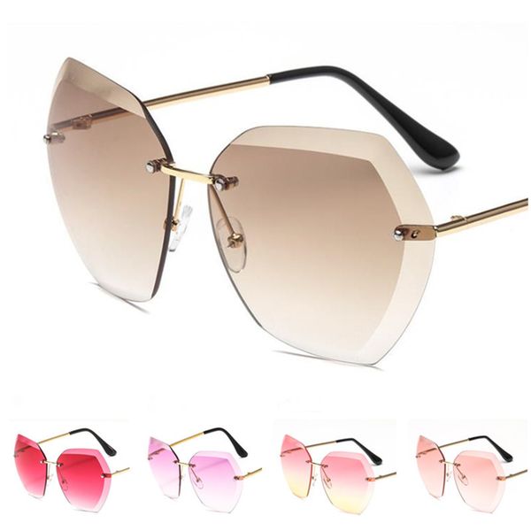 fashion women rimless sunglasses oversize frame sun glasse goggles anti-uv spectacles oversize frames eyeglasses adumbral eyewear a, White;black
fashion women rimless sunglasses oversize frame sun glasse goggles anti-uv spectacles oversize frames eyeglasses adumbral eyewear a, White;black