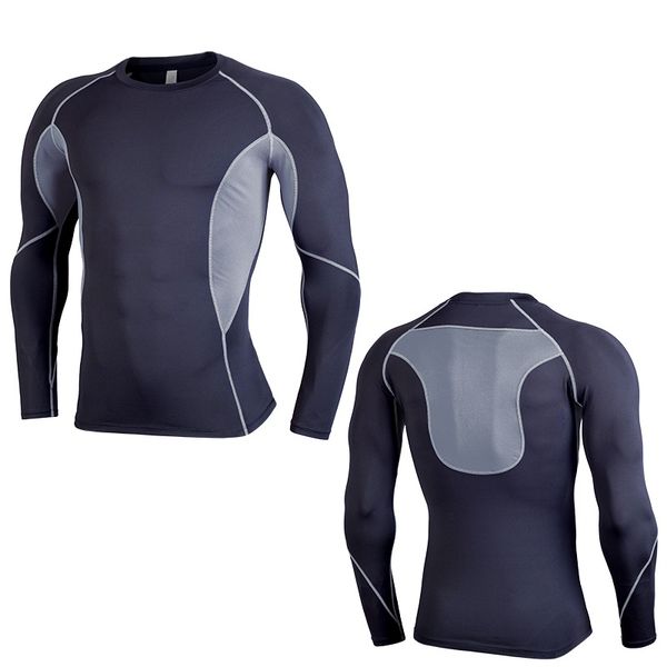 men compres shirts tight t-shirt long sleeves thermal under fitness base layer weight lifting wear ing, Black;blue
men compres shirts tight t-shirt long sleeves thermal under fitness base layer weight lifting wear ing, Black;blue