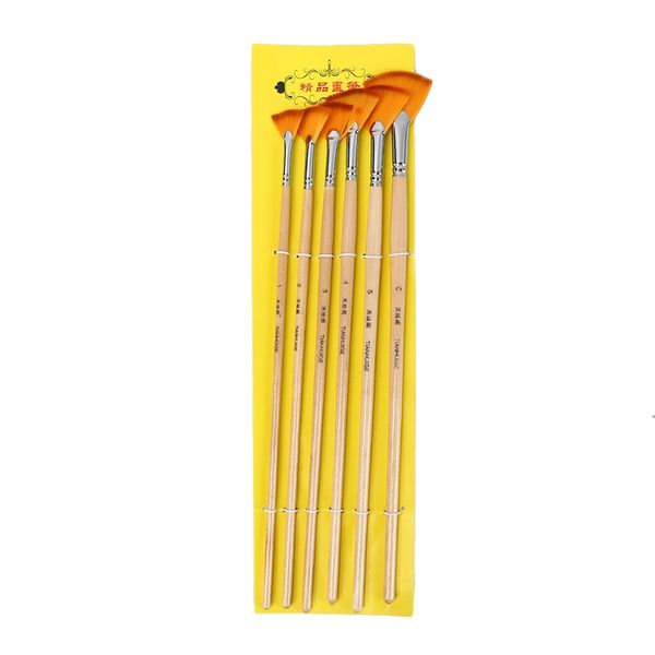 6pcs/set fan shape nylon hair painting pen oil painting watercolor supplies professional art supplies other hand tools
6pcs/set fan shape nylon hair painting pen oil painting watercolor supplies professional art supplies other hand tools
