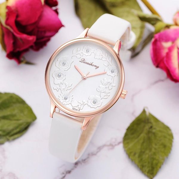2019 fashion brand watch women embossed flowers small fresh printed belt student watches quartz leather wristwatch reloj mujer, Slivery;brown
2019 fashion brand watch women embossed flowers small fresh printed belt student watches quartz leather wristwatch reloj mujer, Slivery;brown