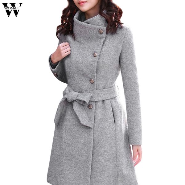 womail elegant long wool coat solid wool blend coat and single button women coats autumn winter long sleeve overcoat outwear, Black
womail elegant long wool coat solid wool blend coat and single button women coats autumn winter long sleeve overcoat outwear, Black