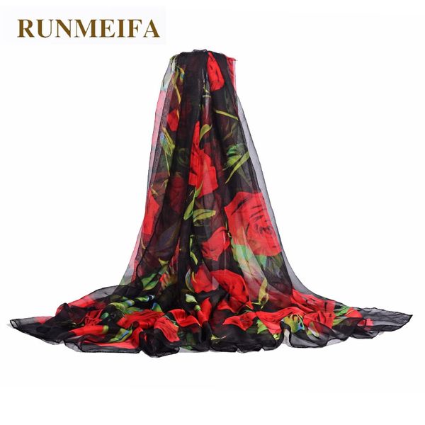 runmeifa chiffon scarf women summer thin chiffon romantic rose print silk scarf oversize sunscreen shawl female brand
runmeifa chiffon scarf women summer thin chiffon romantic rose print silk scarf oversize sunscreen shawl female brand