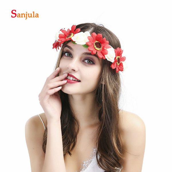 colorful flora hair accessories for women artificial flowers garland headwear bridal hair decorations hg03
colorful flora hair accessories for women artificial flowers garland headwear bridal hair decorations hg03