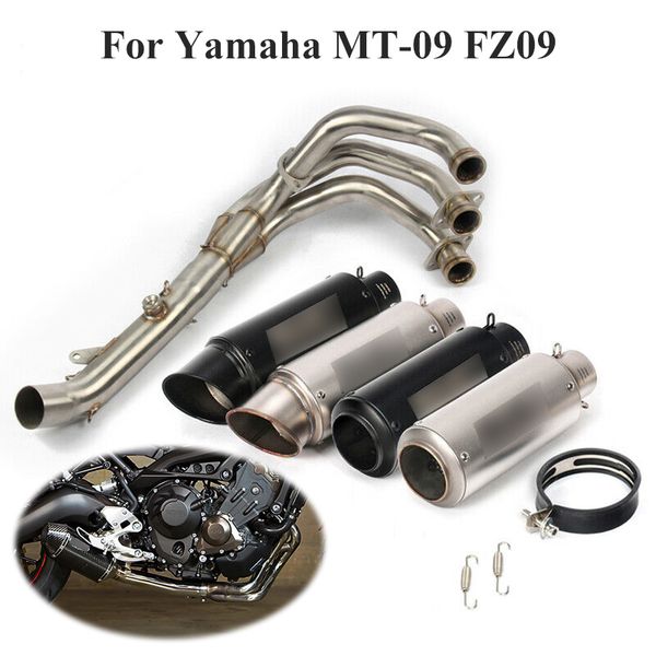 for mt09 fz09 tracer 900 motorcycle full exhaust system muffler tail pipe front connect pipe slip on mt09 fz09 modified
for mt09 fz09 tracer 900 motorcycle full exhaust system muffler tail pipe front connect pipe slip on mt09 fz09 modified