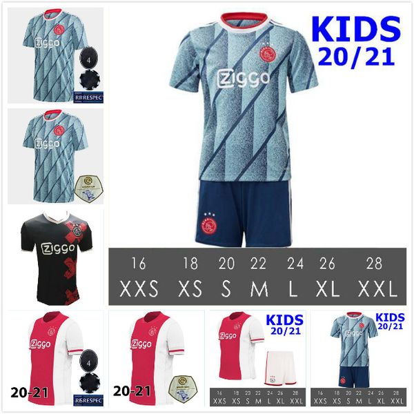 2020 ajax soccer jersey van de beek neres football shirts tadic ziyech promes soccer uniform camiseta de ajax kids kit 20/21 enfants, Black;yellow
2020 ajax soccer jersey van de beek neres football shirts tadic ziyech promes soccer uniform camiseta de ajax kids kit 20/21 enfants, Black;yellow