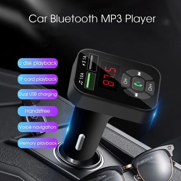 4.1a handsfm transmitter aux modulator bluetooth 5.0 car kit car audio mp3 player adapter usb tf card quick phone charger
4.1a handsfm transmitter aux modulator bluetooth 5.0 car kit car audio mp3 player adapter usb tf card quick phone charger
