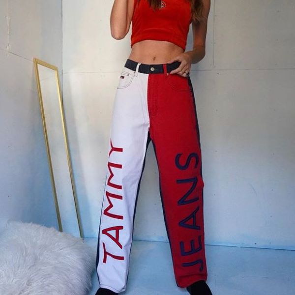 two colors panelled designer pants letter printed casual street style loose sports straight pants fashion womens pants, Black;white
two colors panelled designer pants letter printed casual street style loose sports straight pants fashion womens pants, Black;white