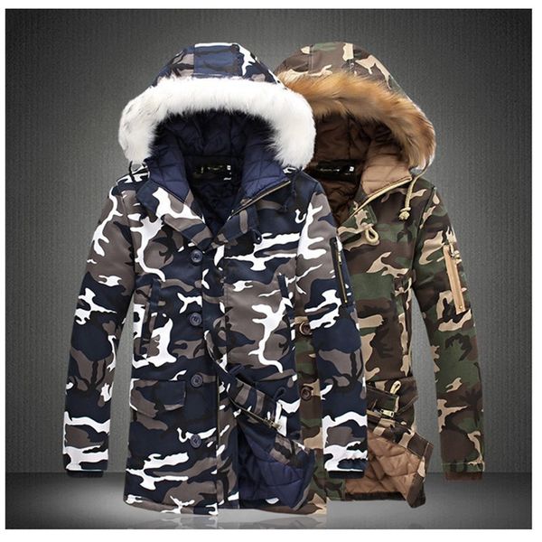 2019 winter jacket men's women's fashion camouflage pattern long lovers jacket thickening casual hooded fur collar cotton coats, Tan;black
2019 winter jacket men's women's fashion camouflage pattern long lovers jacket thickening casual hooded fur collar cotton coats, Tan;black