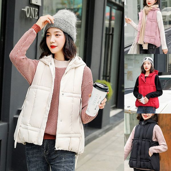 women's vests womens coats women fashion outerwear sleeveless hooded warm jackets cotton-padded print coat abrigo 2021 m-2xl, Black;white
women's vests womens coats women fashion outerwear sleeveless hooded warm jackets cotton-padded print coat abrigo 2021 m-2xl, Black;white