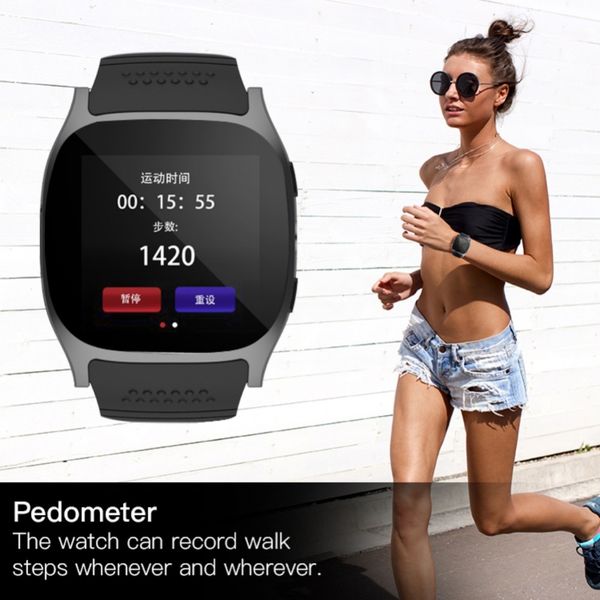 2019 t8 bluetooth smart watches support sim &tf card with camera sync call message men women smartwatch watch for android, Slivery;brown
2019 t8 bluetooth smart watches support sim &tf card with camera sync call message men women smartwatch watch for android, Slivery;brown