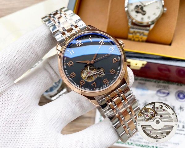 super 100 three-pin series montre de luxe 40mm*13mm automatic mechanical movement watches fine steel watchband mineral super strong mirror, Slivery;brown
super 100 three-pin series montre de luxe 40mm*13mm automatic mechanical movement watches fine steel watchband mineral super strong mirror, Slivery;brown