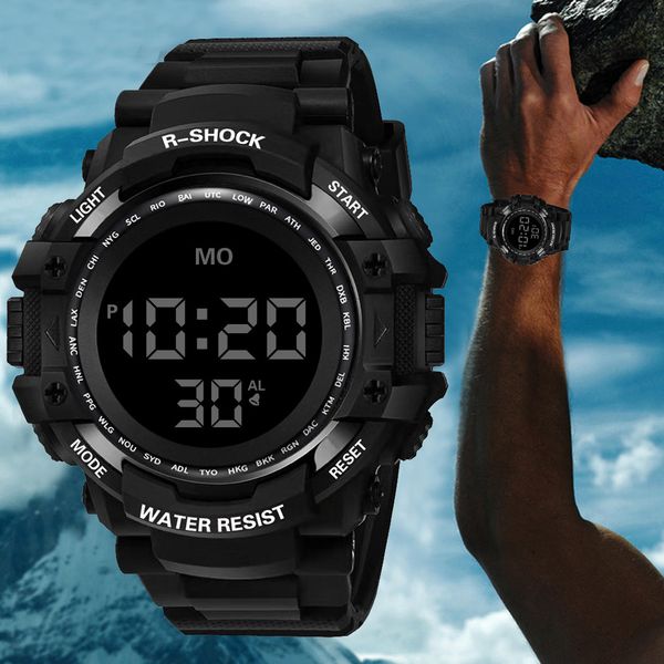 luxury high quanlity sport watches mens digital led watch date sport men outdoor electronic watch relogio masculino @9, Slivery;brown
luxury high quanlity sport watches mens digital led watch date sport men outdoor electronic watch relogio masculino @9, Slivery;brown