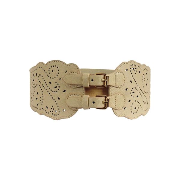 women waist belt adjustable wide double buckle pu cummerbund stretch casual elastic waistband accessories fashion corset, Black;brown
women waist belt adjustable wide double buckle pu cummerbund stretch casual elastic waistband accessories fashion corset, Black;brown