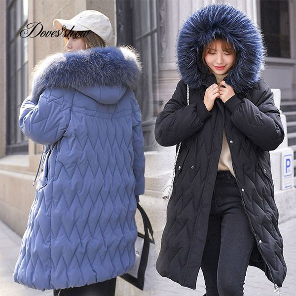 fur coat hooded winter down coat jacket thick warm long casaco feminino abrigos mujer invierno cotton padded wadded parkas 18, Black
fur coat hooded winter down coat jacket thick warm long casaco feminino abrigos mujer invierno cotton padded wadded parkas 18, Black