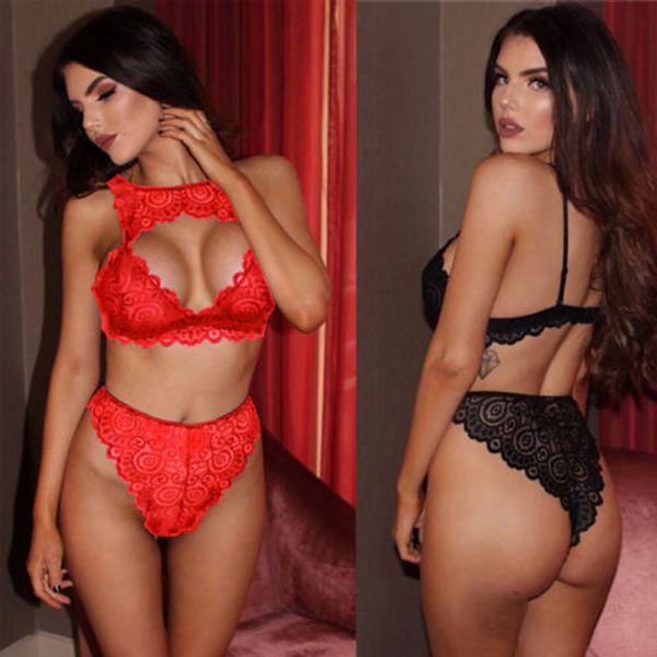 women lace lingerie nightwear underwear g-string babydoll sleepwear bra set outfits ladies clothing, Black;white
women lace lingerie nightwear underwear g-string babydoll sleepwear bra set outfits ladies clothing, Black;white
