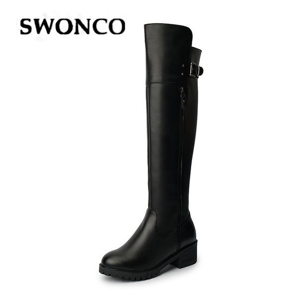 swonco woman high boots over the knee shoes genuine leather boots women autumn 2019 black botas mujer female tall boot lady
swonco woman high boots over the knee shoes genuine leather boots women autumn 2019 black botas mujer female tall boot lady