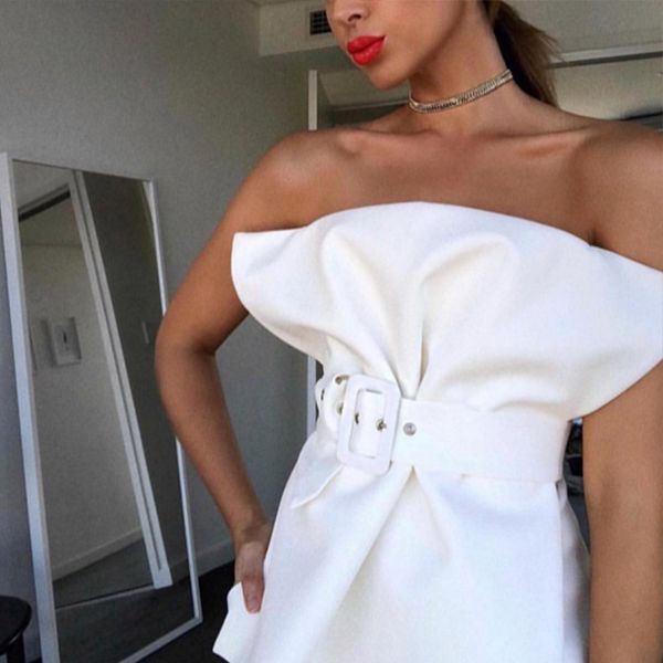 new summer style black and white color ladies fashion ruffles strapless belt off the shoulder tank sale
new summer style black and white color ladies fashion ruffles strapless belt off the shoulder tank sale