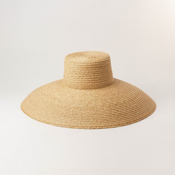 summer hand-woven lafite flat big brim straw hat outdoor sunshade beach straw hat, Blue;gray
summer hand-woven lafite flat big brim straw hat outdoor sunshade beach straw hat, Blue;gray