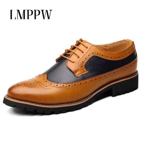 classic comfort men leather casual shoes fashion design men brogue shoes vintage oxford business dress flat, Black
classic comfort men leather casual shoes fashion design men brogue shoes vintage oxford business dress flat, Black