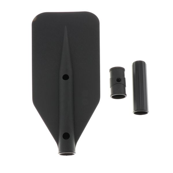 kayak paddle blade oar paddles black replacement leaf w/ handle grip adapter 
kayak paddle blade oar paddles black replacement leaf w/ handle grip adapter