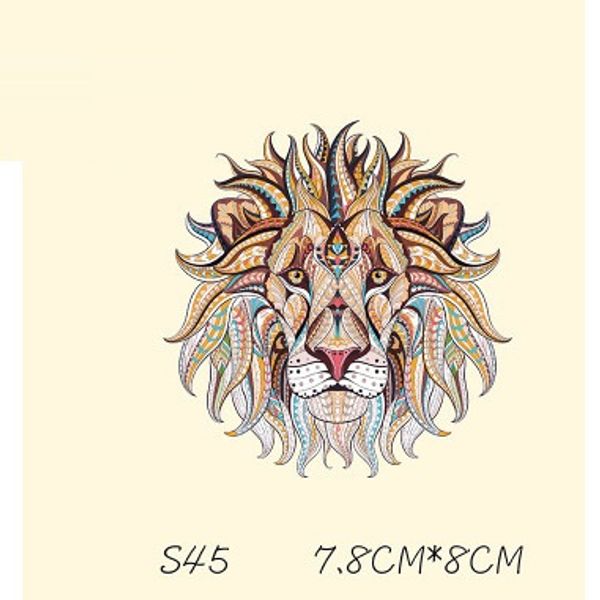 cartoon lions heads sticker t shirt patches funny diy stickers for t-shirt iron-on transfers patches for clothes, Black
cartoon lions heads sticker t shirt patches funny diy stickers for t-shirt iron-on transfers patches for clothes, Black