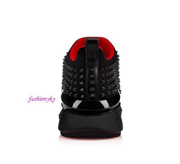 red famous brand shoes red bottom socks sports shoes spike sock men and women's training shoes size35-46, Black
red famous brand shoes red bottom socks sports shoes spike sock men and women's training shoes size35-46, Black