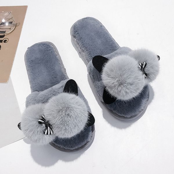 plus size nice autumn new women slippers daily lovely fur ball shoes woman for home fur inside female flat heels warm flip flops, Black
plus size nice autumn new women slippers daily lovely fur ball shoes woman for home fur inside female flat heels warm flip flops, Black