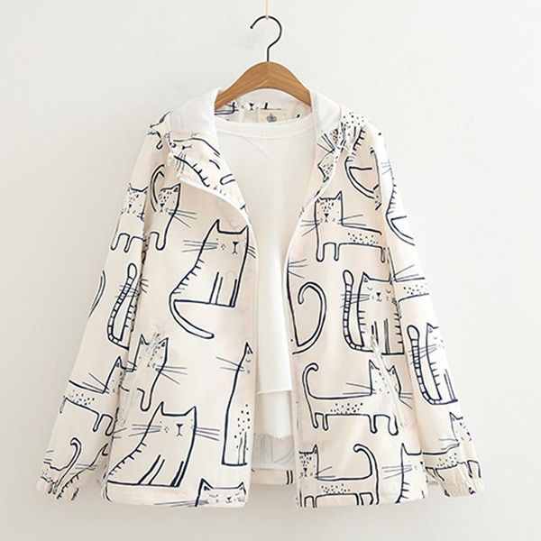 spring new fashion 2018 japanese women graffiti cartoon printed loose hooded transparent jacket female zipper short outwear coat, Black;brown
spring new fashion 2018 japanese women graffiti cartoon printed loose hooded transparent jacket female zipper short outwear coat, Black;brown