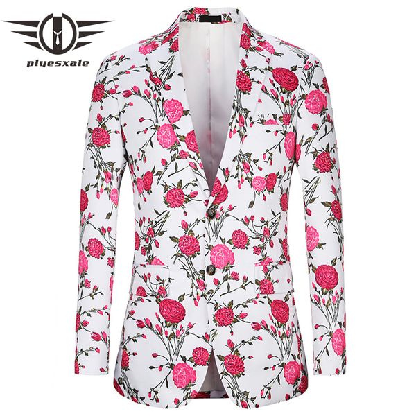 plyesxale 3d rose pattern floral printed blazer men 2019 brand slim fit party blazers costume homme luxe singer prom veste q601, White;black
plyesxale 3d rose pattern floral printed blazer men 2019 brand slim fit party blazers costume homme luxe singer prom veste q601, White;black