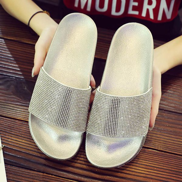 fashion women flat slippers women summer beach flip flops slippers home female ladies slides sandals crystal gold shoes woman, Black
fashion women flat slippers women summer beach flip flops slippers home female ladies slides sandals crystal gold shoes woman, Black