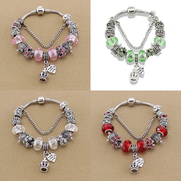 new classic crown beaded bracelet for pandora europe usa diy jewelry beaded charm vintage bracelet ing, Black
new classic crown beaded bracelet for pandora europe usa diy jewelry beaded charm vintage bracelet ing, Black