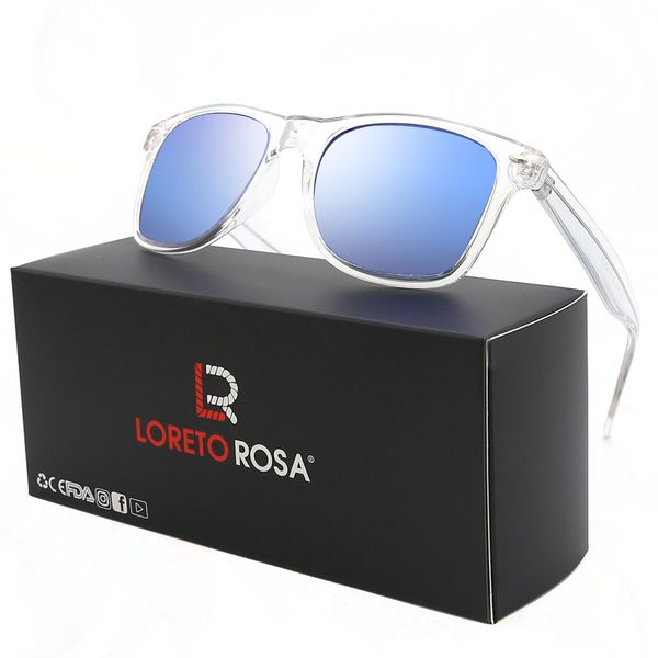 lr classic polarized sunglasses men women - square uv400 fashion holiday eyewear matt black 53mm(ncs004, Blue
lr classic polarized sunglasses men women - square uv400 fashion holiday eyewear matt black 53mm(ncs004, Blue