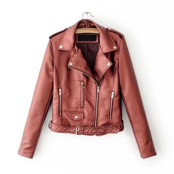 2019 autumn women slim cool jackets lady pu leather sweet female zipper faux femme outwear coat plus size short jackets girls, Black
2019 autumn women slim cool jackets lady pu leather sweet female zipper faux femme outwear coat plus size short jackets girls, Black