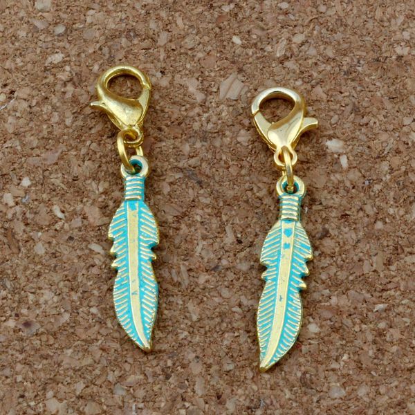 100pcs/lots feather alloy charms with lobster clasp fit charm bracelet diy jewelry verdigris patina plated 5.5x38.5mm a-378b, Bronze;silver
100pcs/lots feather alloy charms with lobster clasp fit charm bracelet diy jewelry verdigris patina plated 5.5x38.5mm a-378b, Bronze;silver