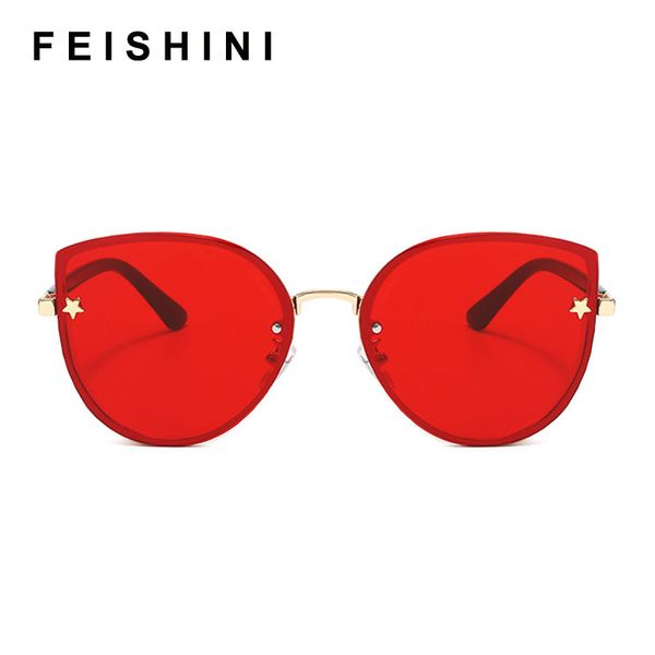 feishini latest european popular brands sunglasses women cat eye vintage gradient lens eye glasses ladies, White;black
feishini latest european popular brands sunglasses women cat eye vintage gradient lens eye glasses ladies, White;black