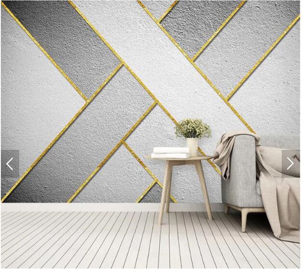custom papel de parede 3d, minimalist gold lines abstract geometric murals for living room bedroom sofa background wall
custom papel de parede 3d, minimalist gold lines abstract geometric murals for living room bedroom sofa background wall