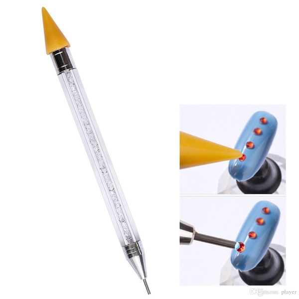 nail art jewelry double-headed point rhinestone crayon point drilling tools drill point pen, Silver
nail art jewelry double-headed point rhinestone crayon point drilling tools drill point pen, Silver