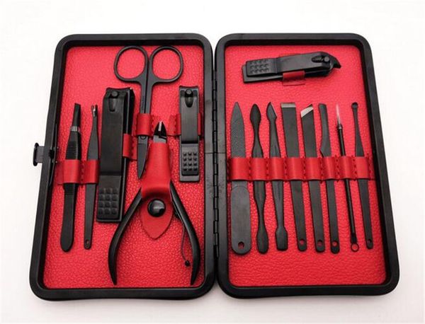 15pcs/set professional stainless steel nail clipper kit pedicure scissors tweezer knife earpick manicure set nail art tools
15pcs/set professional stainless steel nail clipper kit pedicure scissors tweezer knife earpick manicure set nail art tools
