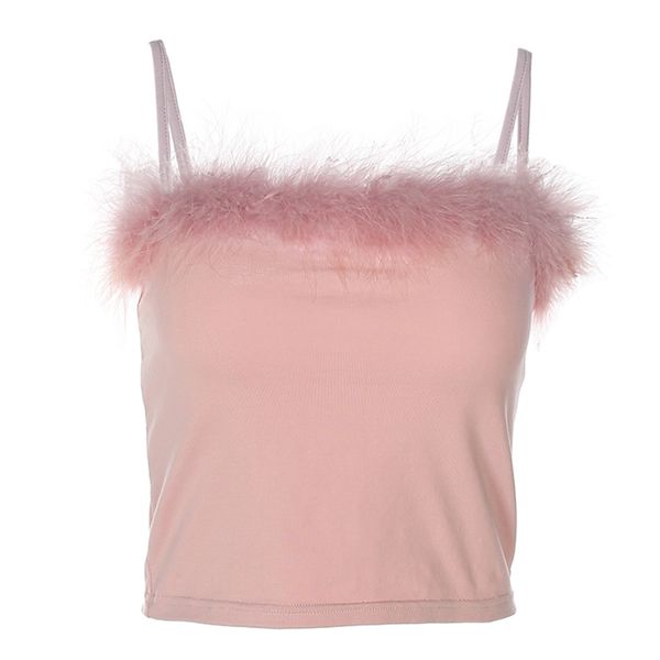 sling summer faux fur cute strap women crop fashion slim fit beach sleeveless solid camisole backless tank stretchable, White
sling summer faux fur cute strap women crop fashion slim fit beach sleeveless solid camisole backless tank stretchable, White